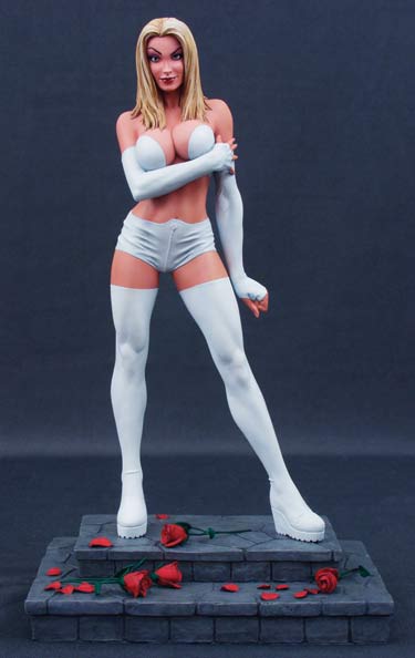 PREMIER COLLECTION WHITE QUEEN 12-inch STATUE