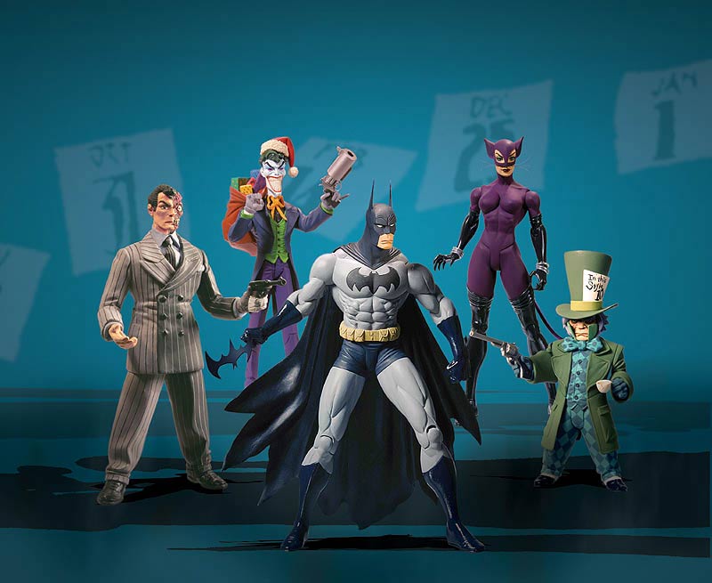 DC Direct JLU: Batman the Long Halloween Action Figures
