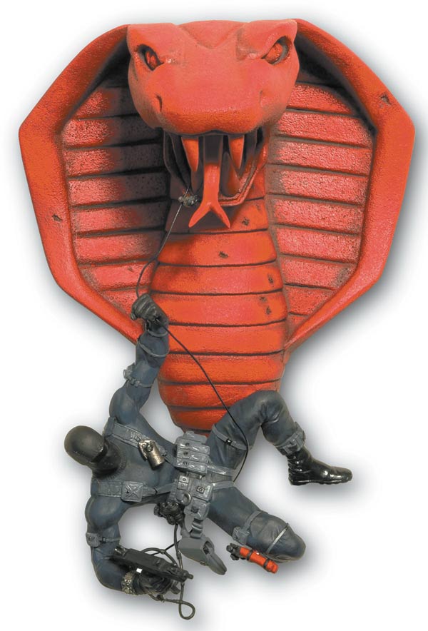 Snake Eyes Wall Statue