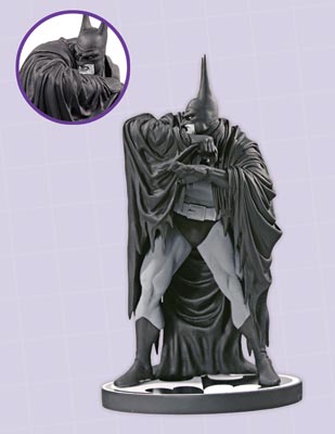 BATMAN: BLACK & WHITE STATUE DESIGNED BY KELLEY JONES