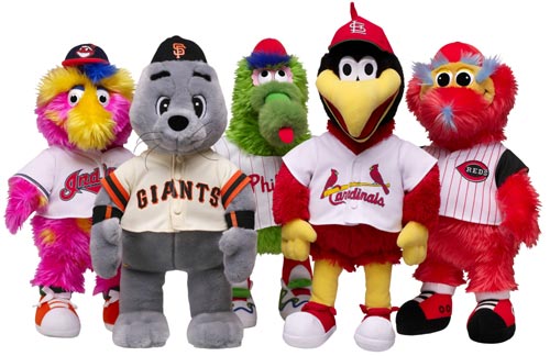 build-a-bear MLB mascots