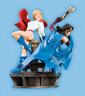 POWER GIRL & HUNTRESS: LEGACY STATUE