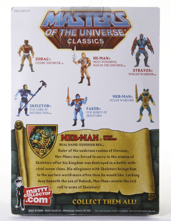 Masters of the Universe Classics action figures