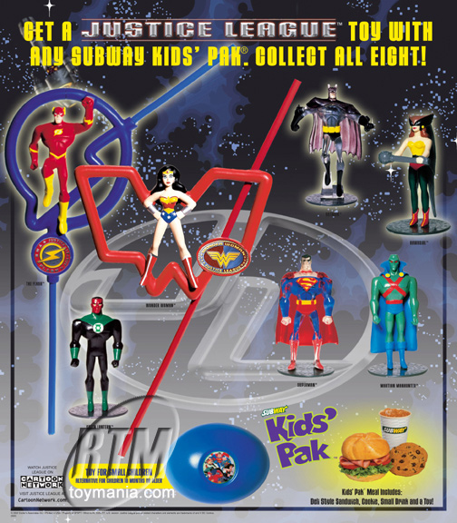 Subway Justice League Toys