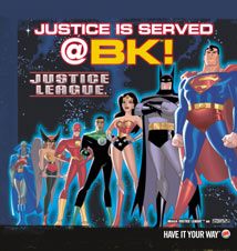 justice league toys at burger king