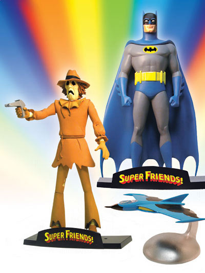 SUPER FRIENDS!: BATMAN & SCARECROW DELUXE ACTION FIGURE SET