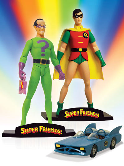 SUPER FRIENDS!: ROBIN & THE RIDDLER DELUXE ACTION FIGURE SET