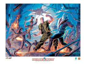 gi joe lithograph