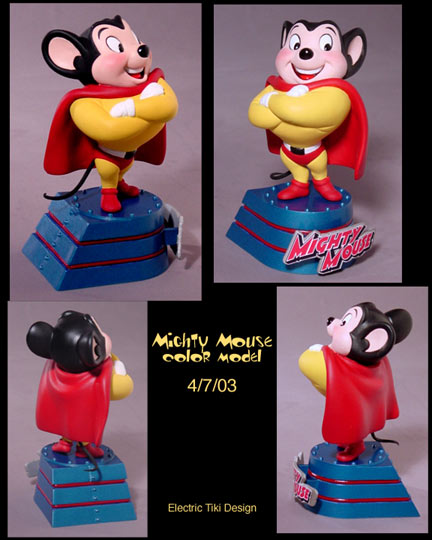 Mighty Mouse Mini Maquette