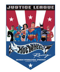 Justice League NASCAR logo