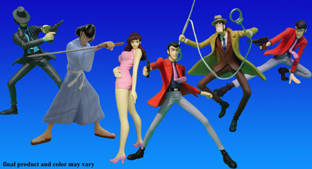 lupin mini pvc figure