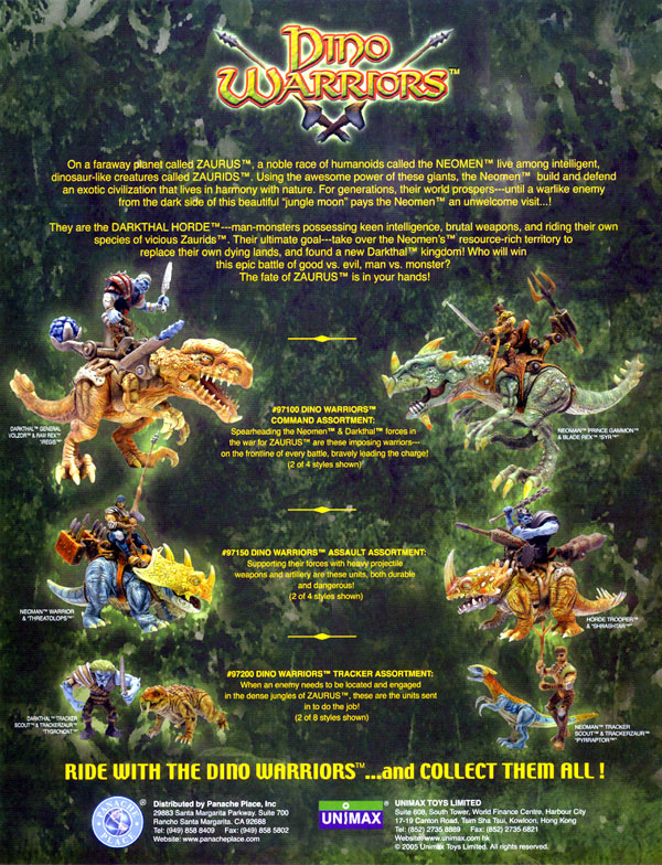 Dino Warriors Action Figures