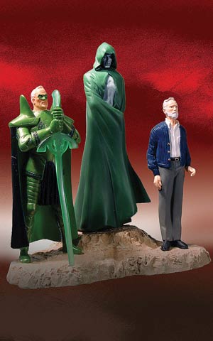 KINGDOM COME: SPECTRE, GREEN LANTERN & NORMAN McCAY STATUE