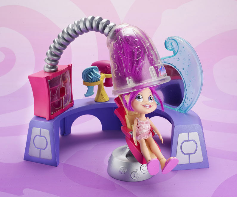 Trollz Glamour Glow Hair Salon Playset