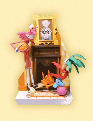 FOSTER'S HOME FOR IMAGINARY FRIENDS WILT & COCO STATUE