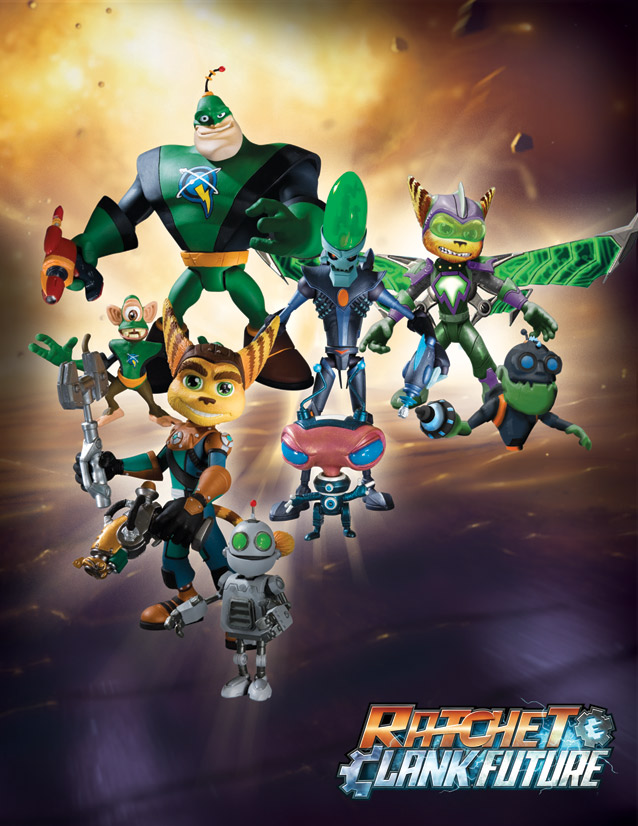 RATCHET & CLANK SERIES 1 ACTION FIGURES