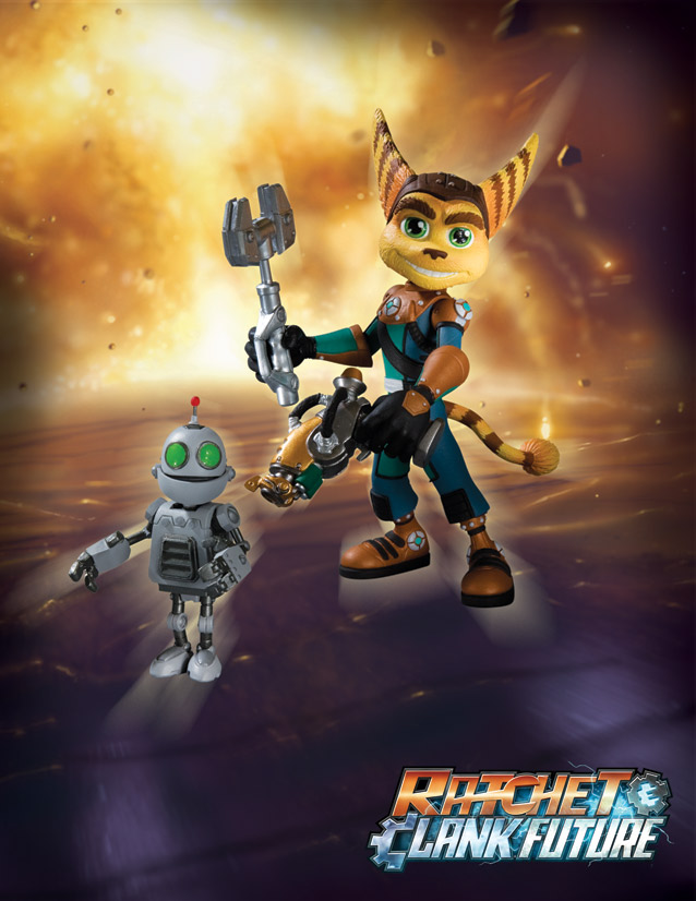 RATCHET & CLANK SERIES 1 ACTION FIGURES