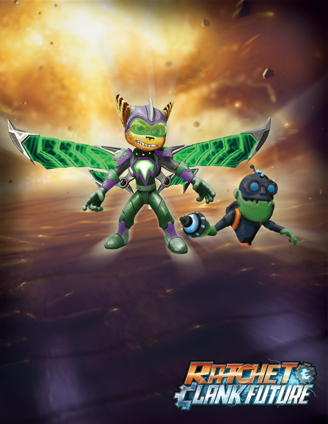 RATCHET & CLANK SERIES 1 ACTION FIGURES