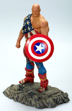 Earth X: Cap Statue