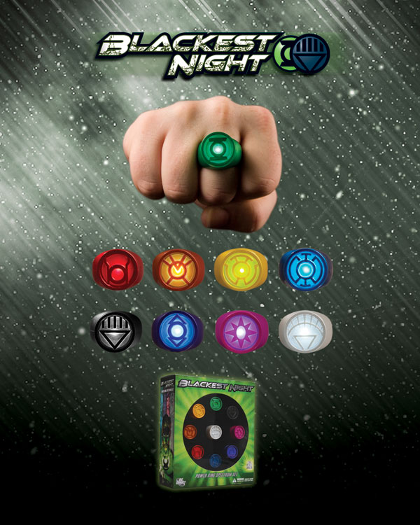BLACKEST NIGHT POWER RING SPECTRUM SET