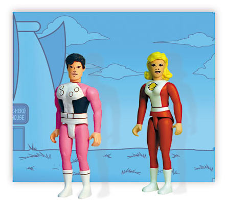 POCKET SUPER HEROES SERIES I: COSMIC BOY & SATURN GIRL