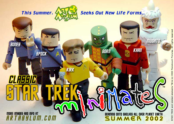 star trek mini-mates figures from art asylum