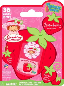strawberry shortcake tongue tape