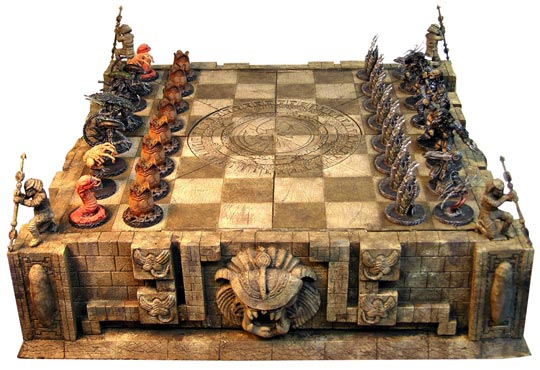 alien vs predator chess set