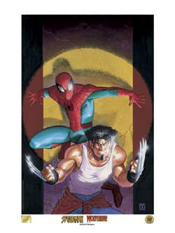 marvel comics lithograph from dynamic forces