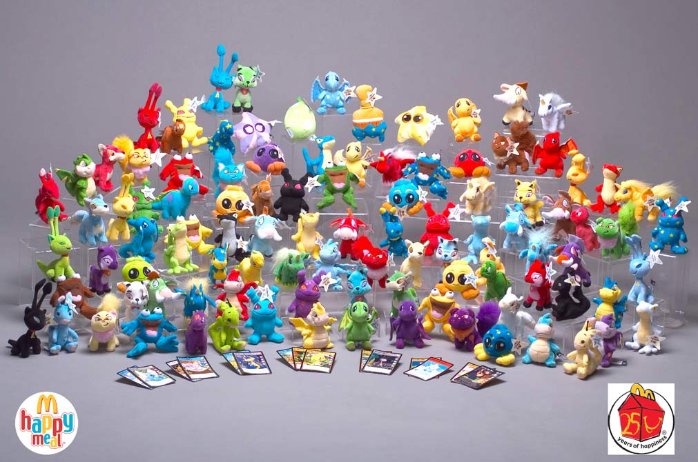 happy meal plush toys