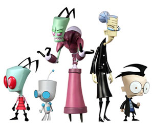 invader zim action figures