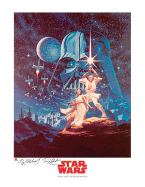star wars lithograph