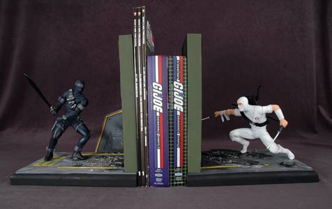 G.I. JOE: SNAKE EYES VS. STORM SHADOW BOOKENDS