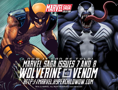wolverine and venom marvel saga collection