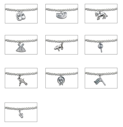 metal charms