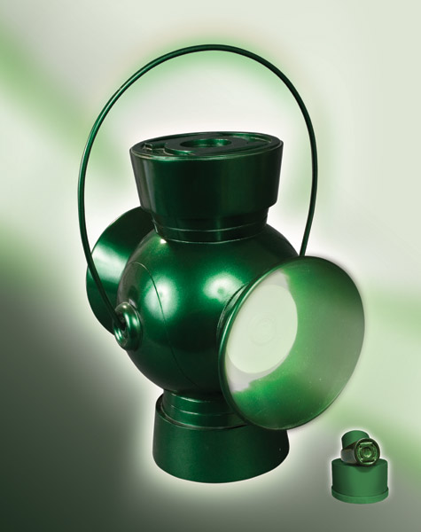 JLA TROPHY ROOM: GREEN LANTERN POWER BATTERY PROP REPLICA