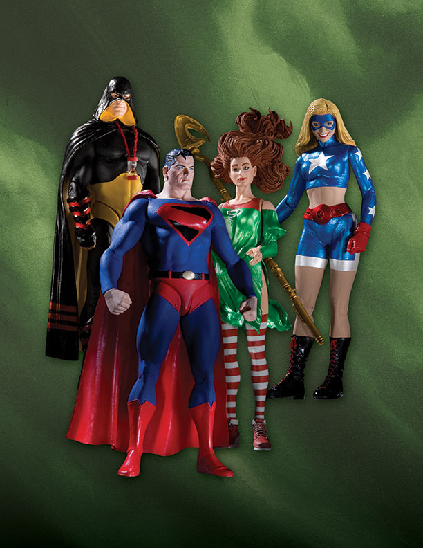 JUSTICE SOCIETY OF AMERICA SERIES 2 ACTION FIGURES
