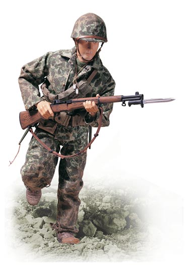 wwii us marine action figure