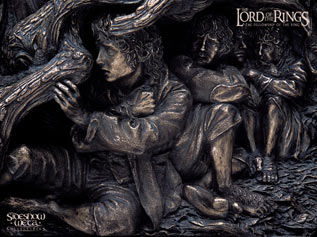 LOTR Escape Off the Road Wall Plaque