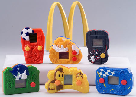 sega handheld games at mcdonalds