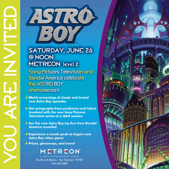 Astro Boy Event at SF Metreon
