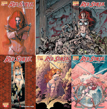 red sonja comic book