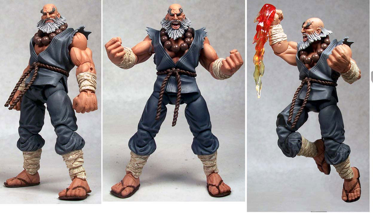 SDCC Exclusive Master Gouken Action Figures