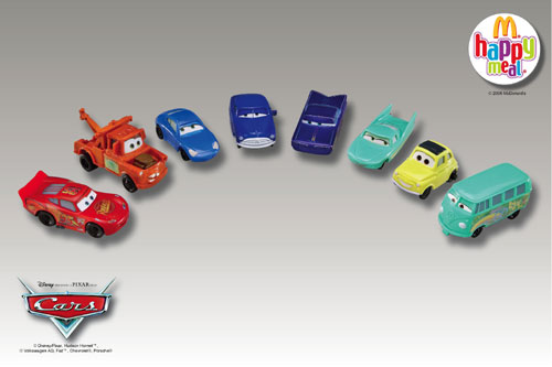 Cars Toys at McDonald's