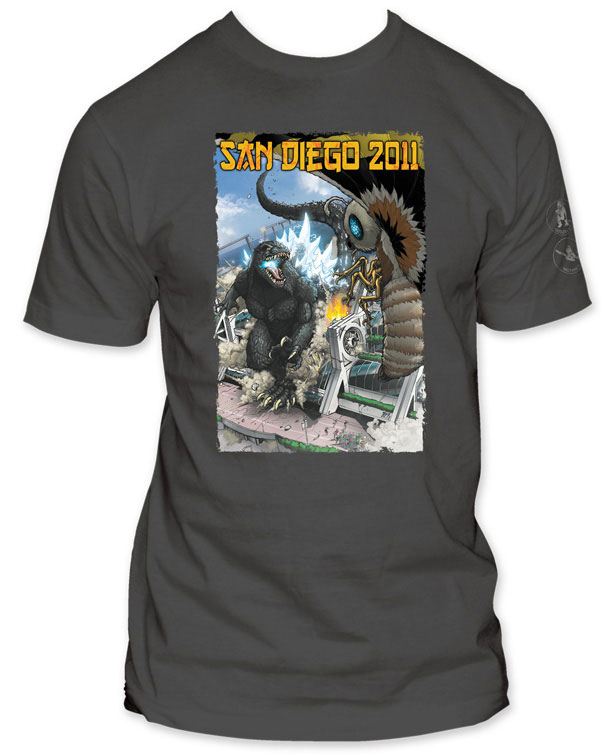 tshirts for san diego comic-con 2011