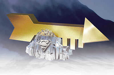 KEY TO FORTRESS OF SOLITUDE REPLICA