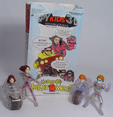 spy kids toys at mcdonalds