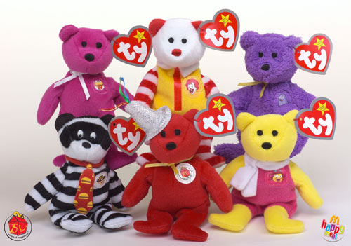 mcdonalds beanie baby toys