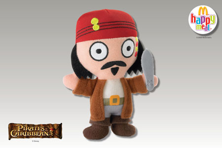 McDonald's Pirates of the Caribbean Toys