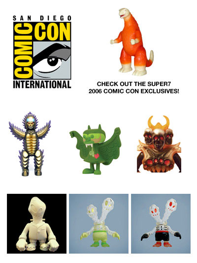 comic-con exclusives from Super7
